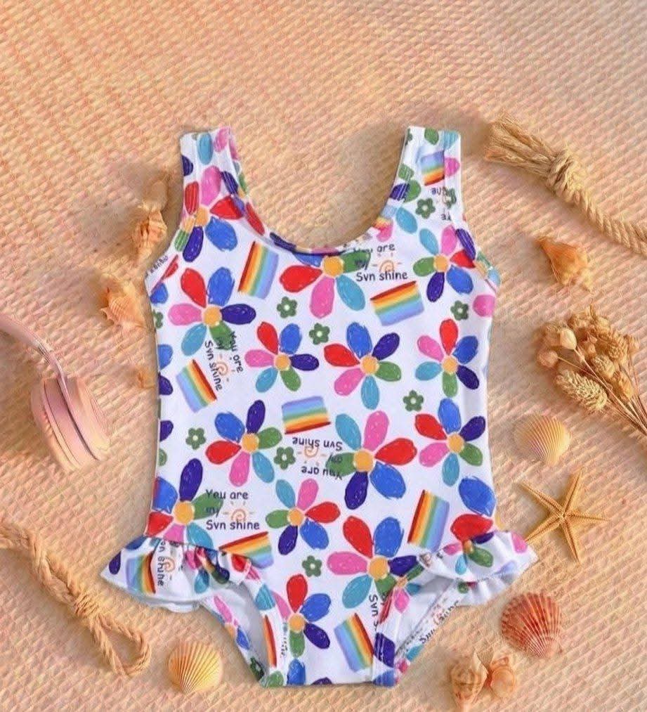 مايوة بناتي قطعة  👙🩱